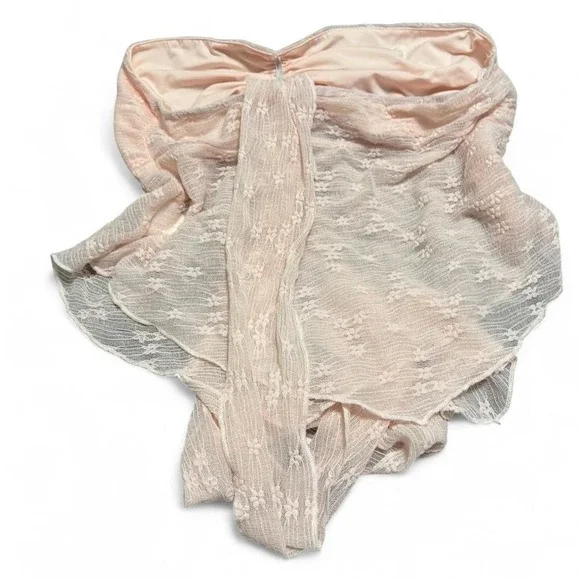 Vintage Y2K sheer lace butterfly top ποΈβ¨ size Large - Picture 5 of 7